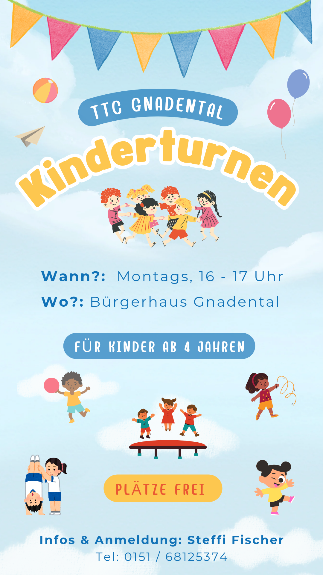 You are currently viewing Noch freie Plätze beim TTC-Kinderturnen