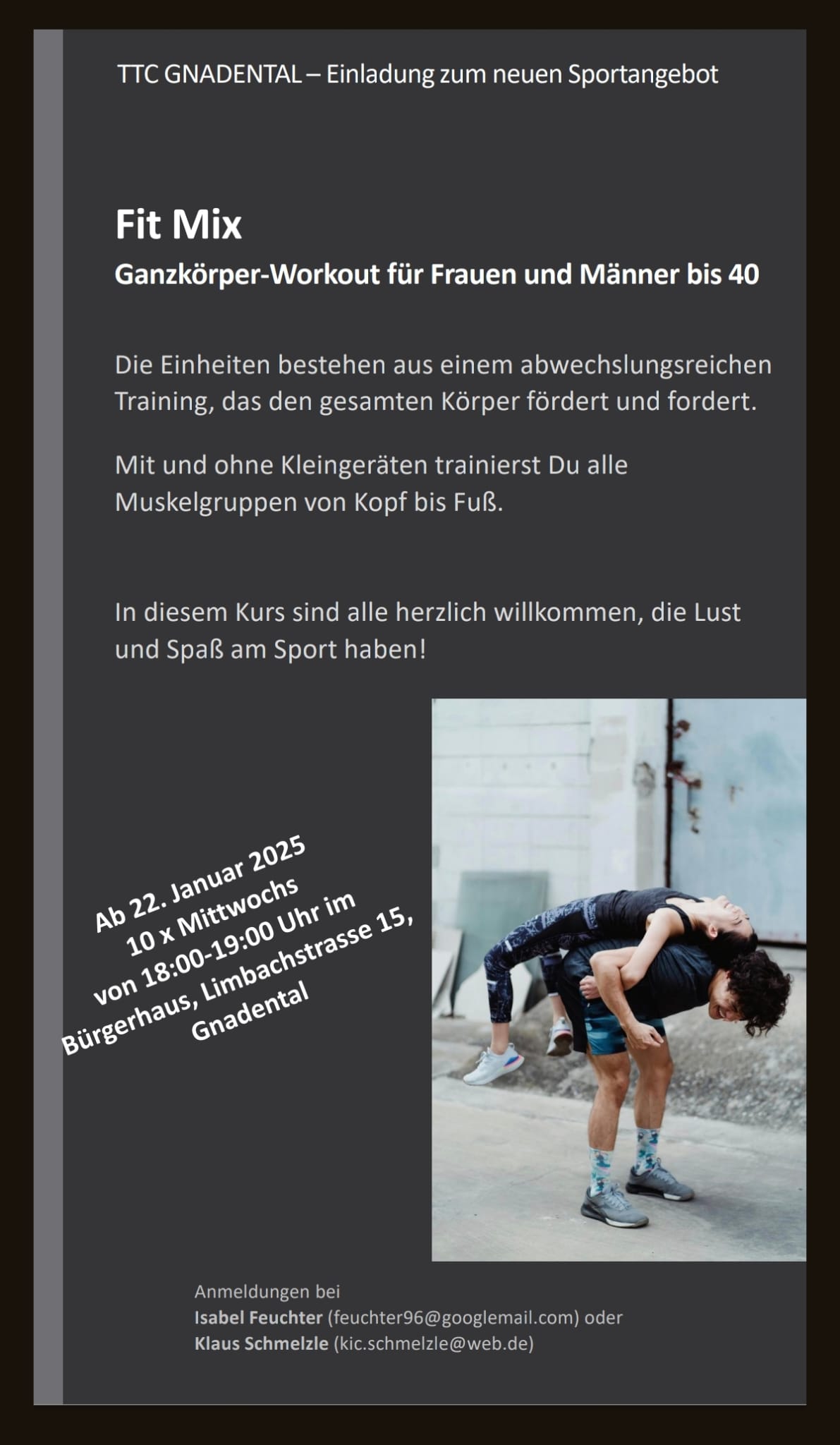 You are currently viewing FITMIX – das neue Ganzkörper-Workout des TTC